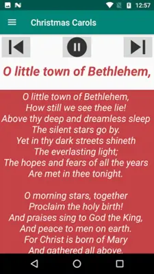 Christmas Carols mp3 & Lyrics android App screenshot 3