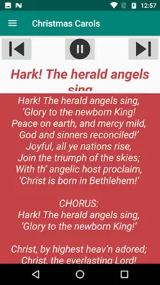 Christmas Carols mp3 & Lyrics android App screenshot 4