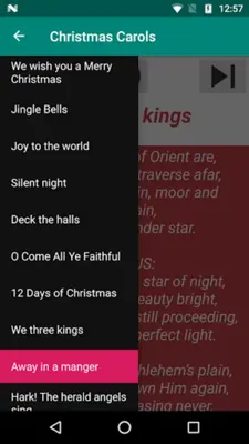 Christmas Carols mp3 & Lyrics android App screenshot 7